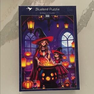 Bluebird Puzzle with Witches and Cauldron 300 piece